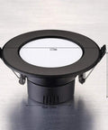 WKNHHL Recessed Lighting Housing Trim Kits Round Led Downlight Recessed Super Bright Led Ceiling Panel Light Aluminum embedded spotlight 7W, 112mm diameter.