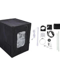 Fireproof 3D Printer Enclosure With Fan Exhaust Kit And LED Light For Ender Series Printers, components shown