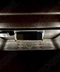 License plate and tailgate area of Toyota Tundra illuminated by 6000K White LED Interior Light Kit For Toyota Tundra 2007 Through 2021 Complete Replacement