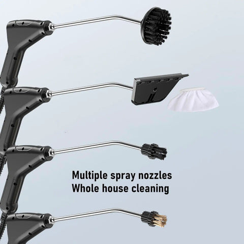 All Purpose Portable High Temperature Steam Cleaner For Home And Auto Cleaning High Pressure Steamer with multiple spray nozzles
