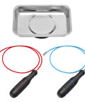 VASTOOLS magnetic pickup tool set: two flexible wands (red, blue) and a metal tray