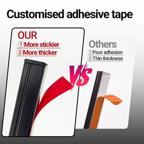 Comparison of customised adhesive tape for Black LED Recessed Lighting Kit With Dope 8 Piece 3000K Warm White Wall Panel Lights
