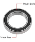 6803-2RS Deep Groove Ball Bearings 17x26x5mm, Double Sealed, ABEC 3, Low Noise, Long-Life Chromium Steel, Smooth Operation, 5-Pack