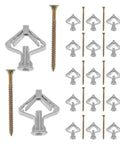 Heavy Duty Drywall Anchors Kit with Butterfly Anchors for Home Projects, 50 Sets including screws shown on white background.