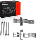 High Performance Front Disc Brake Hardware Kit For Mercedes Benz C63 E63 GLE63 ML63 AMG S And Maybach Models From 2008 To 2021 Fits Heavy Duty Racing Needs Without Ceramic Brakes Included, 4 pins and springs