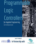 Cover of 'Programmable Logic Controllers for Applied Engineering' with circuit board illustration.