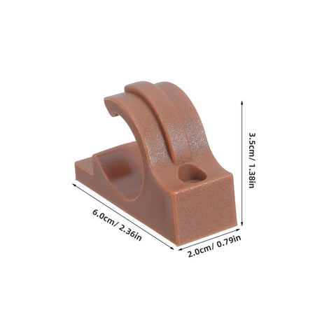 Heavy Duty Folding Furniture Retainer Clip Buckle for Garden Stool dimensions view
