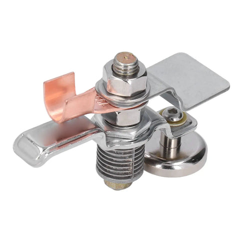 Heavy Duty Magnetic Welding Ground Clamp for Welding and Electrical Work, 300A Rated, Iron Brass Magnet Grounding Head with 40kg Pull Off Force