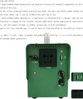 150W Hand Cranked Generator With Dual Direction Crank Portable Dynamo For Off Grid Power with USB and socket connectors
