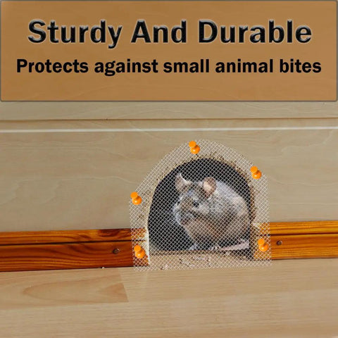 6 Pieces Stainless Steel Wire Mesh Sheets 20 Mesh Fine Screen 21x15cm installed over vent to prevent mice entry indoors