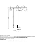 5/16-18 x 6 Inch hex head titanium bolt drawing for Premium Gang Pack Of Two Grade 5 Ti-6Al-4V titanium hex head bolts.