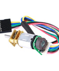 Top Tier N20 Hall Encoder DC Gear Motor With 6V And 12V Options For Smart Car Speed Control Projects Featuring Reliable 4PPR Output.
