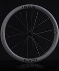 Aero 50 II Disc Carbon Road Bike Wheelset 700C Lightweight 1254g Aero Wheels With 23mm Wide Rim For Speed And Racing XDR Freehub Compatible Built For Triathlon And Pro Road Racing showing front view