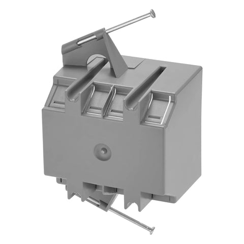 2-Gang Non-Metallic PVC New Construction Junction Box With 32.5 Cu In Capacity For Outlets, Switches And Dimmers, Gray
