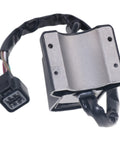 Three Position Forward Neutral Push Button Switch With Rotary Actuator For Manual Operation Black Compatible With Mitsubishi Caterpillar Forklift GP25 And Related Models, connector view