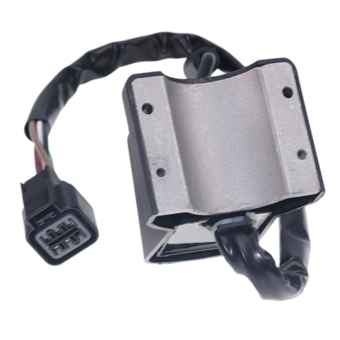 Three Position Forward Neutral Push Button Switch With Rotary Actuator For Manual Operation Black Compatible With Mitsubishi Caterpillar Forklift GP25 And Related Models, connector view