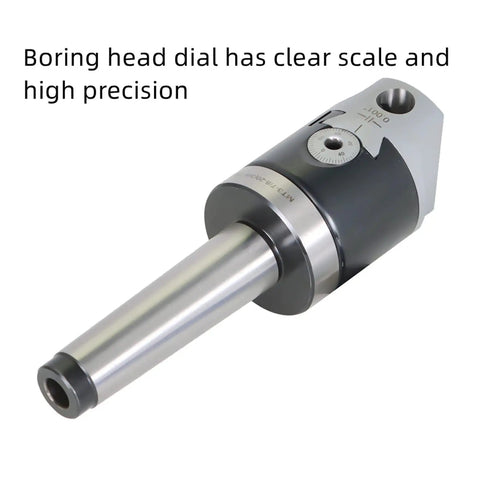 2 Inch Boring Head MT3 Bar Tool Set for Milling with clear dial scale and high precision steel construction