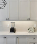 10 Pack Matte Black Kitchen Cabinet Knobs For Cabinets And Drawers, Dope Modern Hardware Upgrade, Easy Install, Durable Pull Handles For Kitchen And Bathroom Renovations on white cabinets