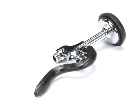 5SV Spray Valve For Pre Rinse Unit OEM Replacement Part For Commercial Kitchens, chrome high-flow valve with black handle