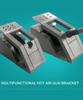 TR1100 SMD Rework Station Hot Air Soldering System with multifunctional hot air gun bracket visible