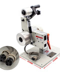 Heavy Duty Electric Belt Sander With Variable Speed Brushless Motor For Precision Knife Sharpening And 915X50MM Belt Size shown from the side.