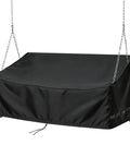 Heavy Duty Waterproof Porch Swing Cover For Two Person Outdoor Swing Bench Fits 52 Inch Long 28 Inch Wide With 18 Or 25 Inch Height All Weather Patio Furniture Protector From Rain Sun Dirt And Scratches.