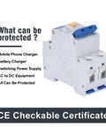 Heavy Duty Beast Mode Heat Resistant Surge Protector With Integrated Earthing And Overcurrent Protection For Server Rooms Industrial Facilities And Street Lights, shown in a detailed view with specifications.