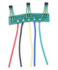 Durable Hall Sensor PCB Cable For Electric Bikes And Scooters, 41F 60 Degree Connector, green wires, plug-and-play part