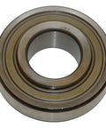 Bulletproof Adapter Bearing Roller Ball Construction With Extended Inner Ring And Triple Lip Seals For Heavy Duty Balers Blowers And Choppers Solid 1.25 Inch Bore replacement part, showing sealed roller design.