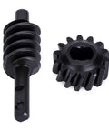 Helical Axle Gear Set For 1 By 30 RC Crawler 14T Hardened Steel Worm And Spur Gears Dual Pack With Two Identical Sets