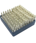 Tray of 100-Piece Wool Felt Grinding And Polishing Attachment Set For Dremel And Rotary Tools, Mandrel Mounted