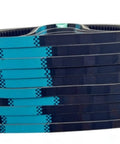 La Vee V Belt 3VX440 Heavy Duty Beefy V Belt Kit Fits XPZ Series Sizes XPZ1080 XPZ1087 XPZ1100 XPZ1112 XPZ1120 XPZ1140 XPZ1150 XPZ1162 XPZ1180 Premium Pro Grade Built To Last For Industrial Machinery And Equipment, stacked black V belts