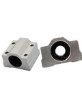 Linear Bearing Slider Set SCS6UU To SCS16UU For CNC And 3D Printer Builds Includes Two SCS8UU Bearings For Ultra Smooth Motion And DIY Friendly Precision Machine Upgrades, aluminum block bearing set