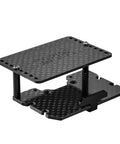 Double Decker Carbon Fiber And Aluminum Battery ESC Receiver Tray For 1 18 Scale TRX4M RC Car Upgrade With Adjustable Height