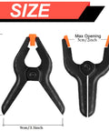 8 Pack 4.5 Inch Spring Nylon Clamps Heavy Duty Plastic Clips For Crafts Backdrops Photography Setups Great For Woodworking Studios