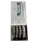 Beefed-Up 4100W DC Redundant Power Supply Module For Industrial Networking Routers With High Efficiency And Rugged Backup Power Keeps Your Network Running Around The Clock Hot Swap Ready PWR-MX960-4100-DC-S-B Compatible, metal rear view with -48V terminals