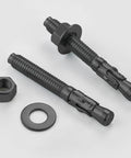 10 Pack 3/8x3 Inch Beefy Heavy Duty Wedge Anchors For Concrete And Cement Galvanized Carbon Steel Rust Resistant Fasteners