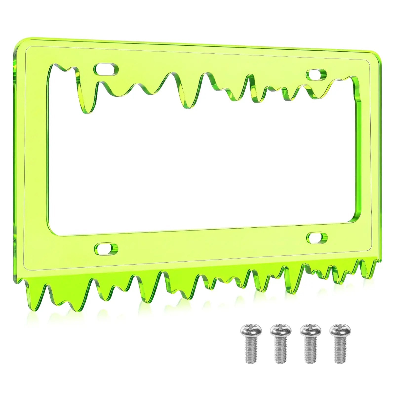 Glow In The Dark Dope Green Acrylic License Plate ✓