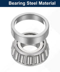 30204 Tapered Roller Bearing Cone And Cup Assembly Two Pack Heavy Duty Workhorse Ready For Rugged Automotive Jobs High Load Rated Battle Tested Build Real Deal Bearing Steel Components 20Mm X 47Mm X 15Mm close-up of bearing steel components