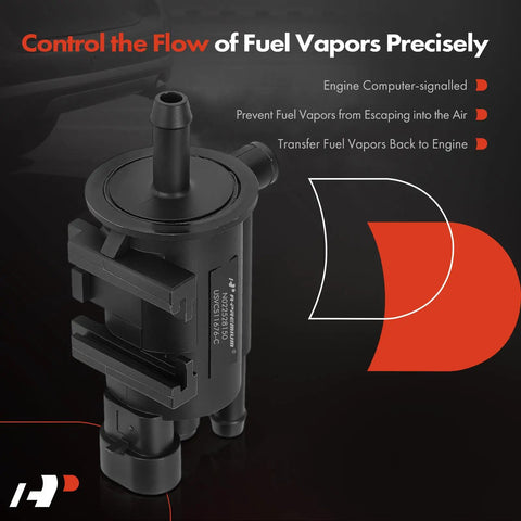 Direct Fit Vapor Canister Purge Solenoid Valve Replacement for Hyundai Sonata Santa Fe Tucson Kia Optima close-up