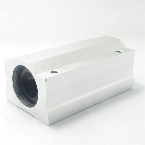 Two Pack Linear Motion Bearing Slides SCS8LUU-SCS20LUU For CNC Machines, 3D Printers, Pro Grade Precision Tools And Machinery, Aluminum Alloy Low Friction Rails With High Load Capacity, Long Life, Smooth Travel linear bearing block