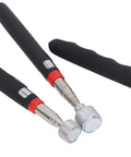 Handy Dandy Telescoping Magnetic Pickup Tool With 10 15 20 Lb Strength Retractable Pen Kit Made For Garage Garage Factory Jobs Featuring Soft Comfortable Grip Handle, close-up