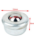 Get 10 Pieces Of These Tiny 8mm Silver Transfer Ball Bearings For Smooth Conveyor Roller Wheels, showing 8mm silver ball bearing.