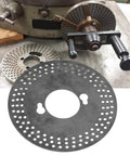 Beefy Iron Dividing Plate For Rotary Table Indexing Plate 9x9x1 With 36 40 48 Holes Heavy Duty Workhorse For Milling And Machine Automation Z023 Dividing Table Plate next to rotary setup