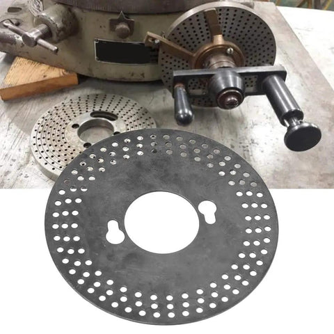 Beefy Iron Dividing Plate For Rotary Table Indexing Plate 9x9x1 With 36 40 48 Holes Heavy Duty Workhorse For Milling And Machine Automation Z023 Dividing Table Plate next to rotary setup