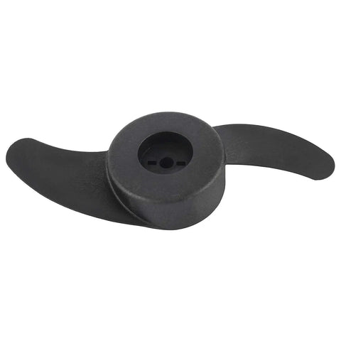 Two Blade Nylon Propeller For Electric Trolling Motor Outboard Power Prop Kit Includes Prop Pin And Nut Black Finish 2.9 Hub 3.2 Outer Diameter Built For Towing And Freshwater Fun.