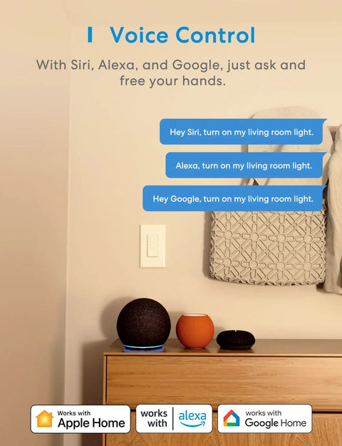 Smart Dimmer Switch With Remote, Neutral Wire Required, Plays Nice With Apple HomeKit, Alexa, Google Assistant And SmartThings