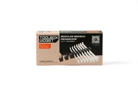 Box of Widget Wrench Organizer Pro Series 4.0 Magnetic Wrench Holders For Tool Drawer Modular Organizer System Tool Storage 1 Pack 12 Holders