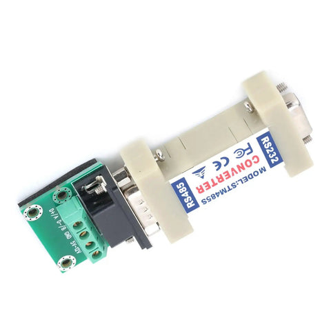 Top Shelf RS232 To RS485 Converter Adapter With Truly Passive Design For Heavy Duty Industrial Automation And Easy Data Interface Networking Supplies That Guarantee Spot On Accuracy Without Hassle With Power Cords, compact size with dual connectors.