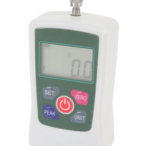 Portable 100N Digital Push Pull Tester With Backlit Display Auto Shutoff Three Modes And Four Units For Easy Home Or Shop Use Precise Load Measurement And User Friendly Interface, handheld digital force gauge with LCD and buttons